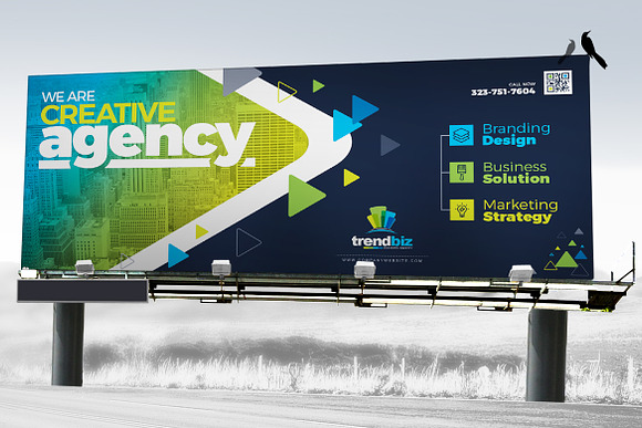 Digital Signage : Banner, Billboard in Stationery Templates - product preview 3