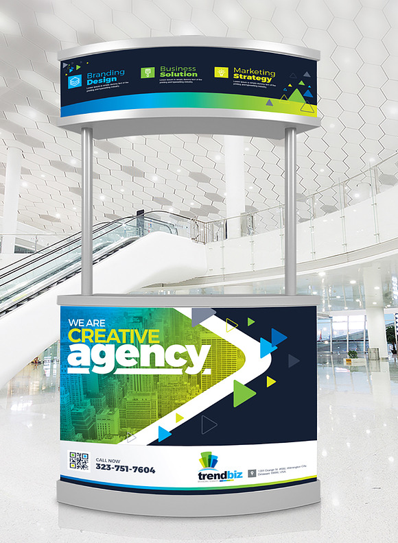 Digital Signage : Banner, Billboard in Stationery Templates - product preview 5