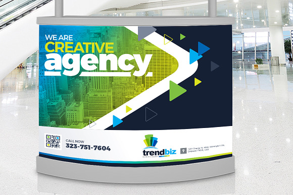 Digital Signage : Banner, Billboard in Stationery Templates - product preview 6