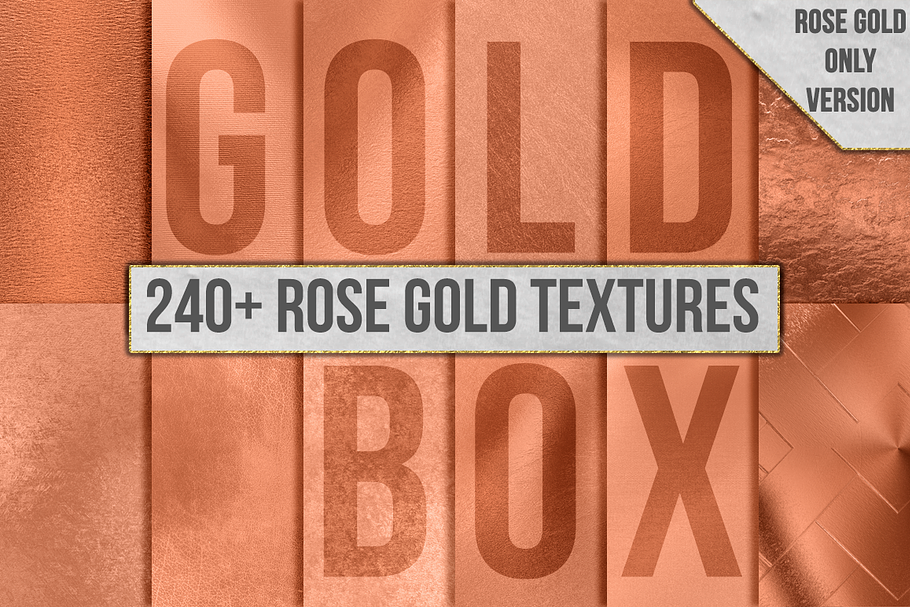 240+ Rose Gold Foil Texture Pack in Textures - product preview 8