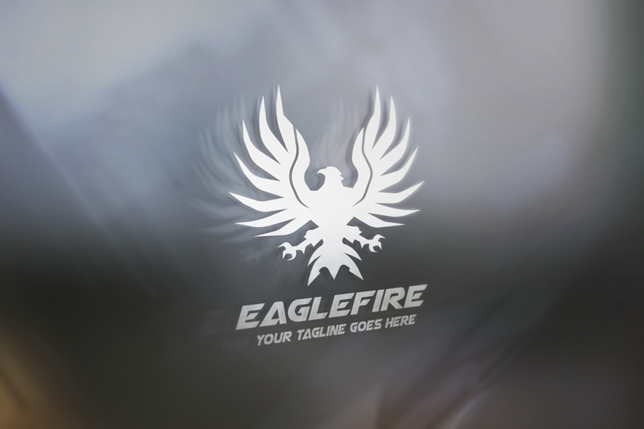 Eagle Fire in Logo Templates - product preview 8