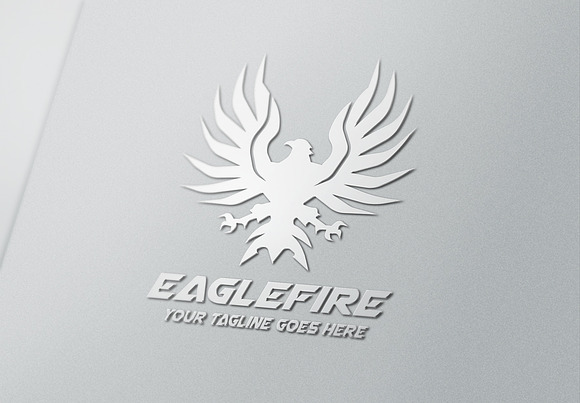 Eagle Fire in Logo Templates - product preview 1