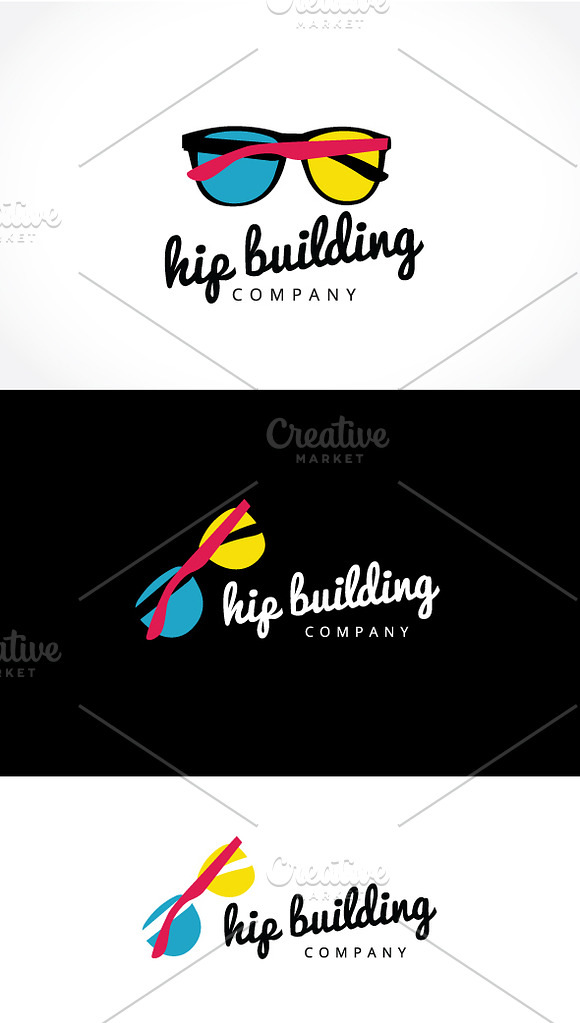 Hip Building in Logo Templates - product preview 1