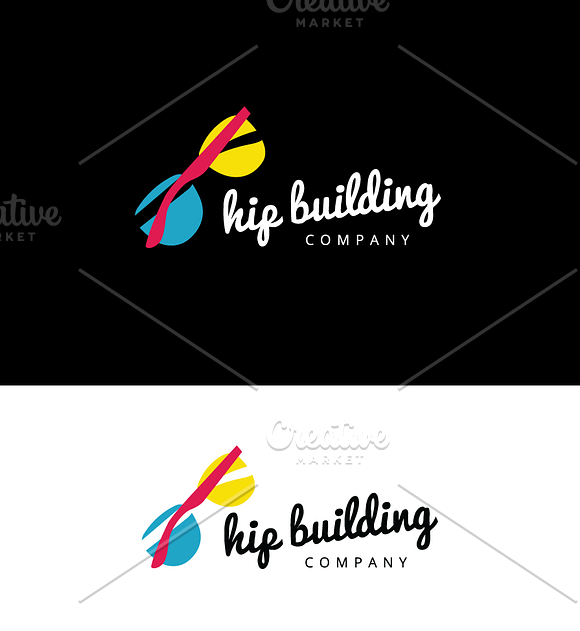 Hip Building in Logo Templates - product preview 2