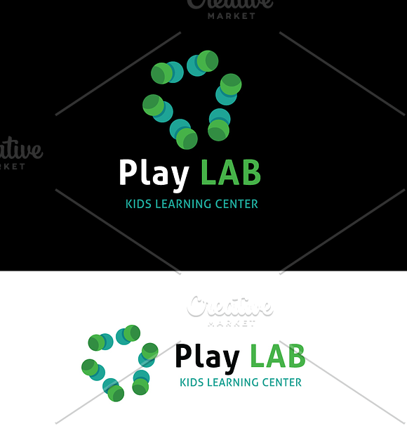 Play Lab Kids Learning in Logo Templates - product preview 2