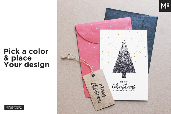 Christmas Card Mock-ups Generator in Product Mockups - product preview 3