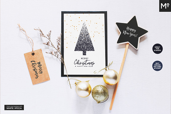 Christmas Card Mock-ups Generator in Product Mockups - product preview 8