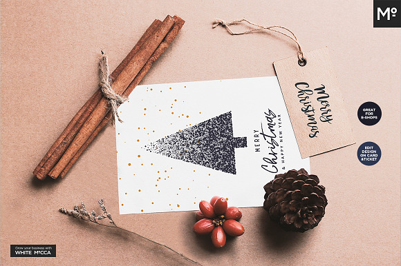 Christmas Card Mock-ups Generator in Product Mockups - product preview 11