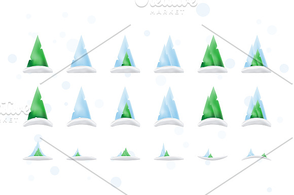 Xmas set - Winter Landscapes in Objects - product preview 1