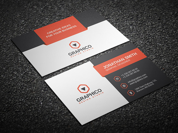 Creative Corporate Business Card 12 in Business Card Templates - product preview 1