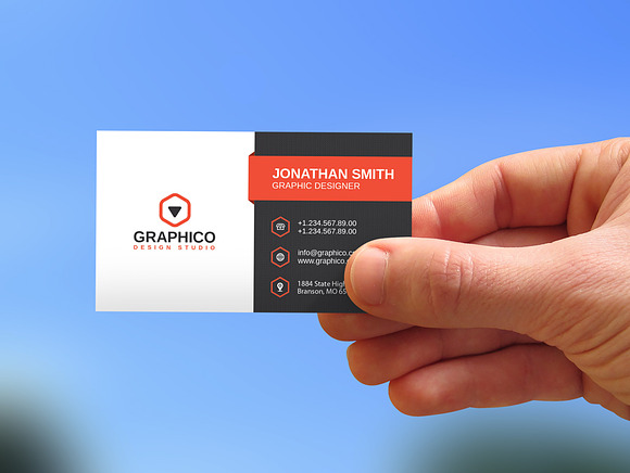 Creative Corporate Business Card 12 in Business Card Templates - product preview 2