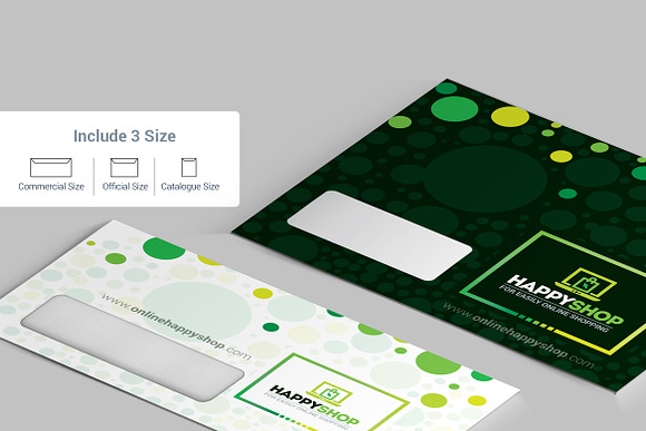 E-Commerce Shop Envelope Package in Stationery Templates - product preview 4