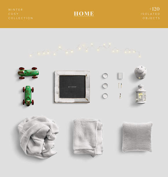 Winter Cosy Collection - CS in Scene Creator Mockups - product preview 9