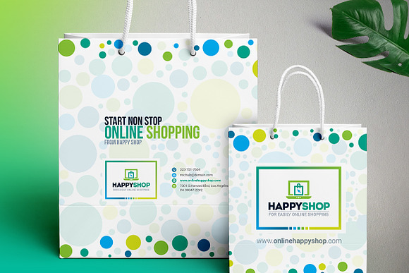 Shopping Bag Design Template in Stationery Templates - product preview 1