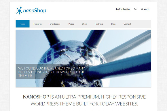 NanoShop - WooCommerce Theme in WordPress Commerce Themes - product preview 1