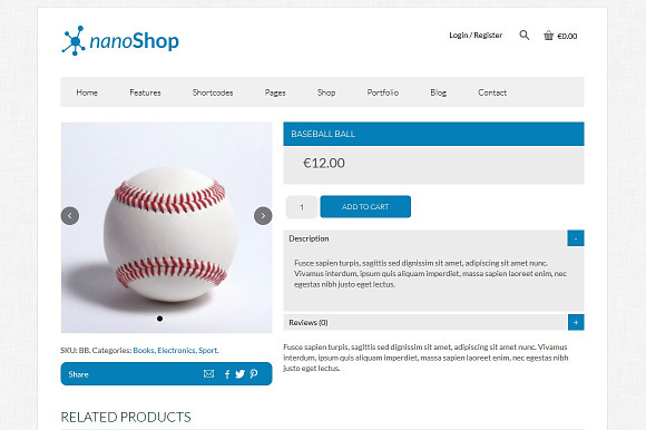 NanoShop - WooCommerce Theme in WordPress Commerce Themes - product preview 2