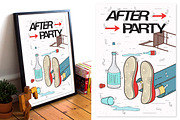 A poster on the topic of Afterparty