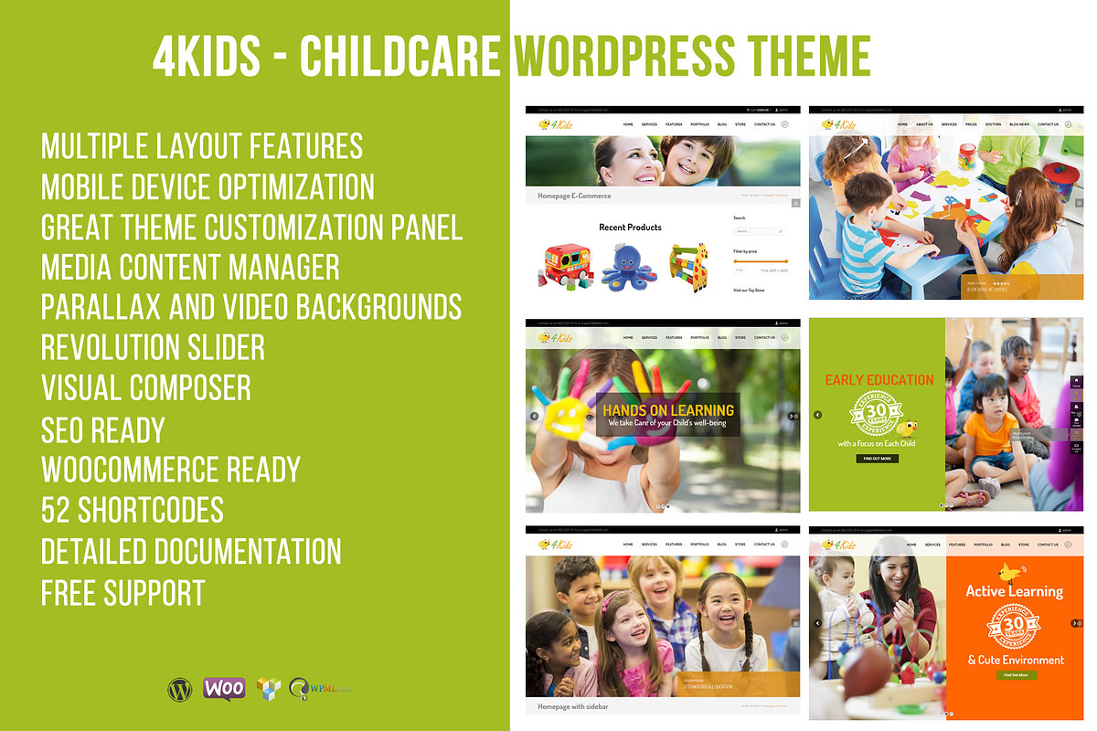 4Kids - Childcare WordPress Theme in WordPress Business Themes - product preview 8