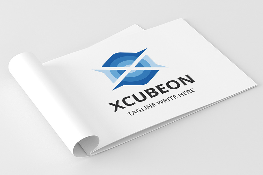 XCubeon -Letter X Logo