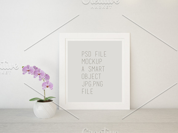 Gold Frame mock up -psd-png-jpg in Print Mockups - product preview 2