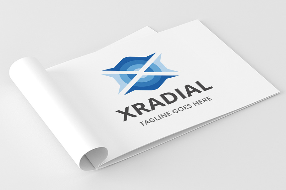 XRadial - Letter X Logo