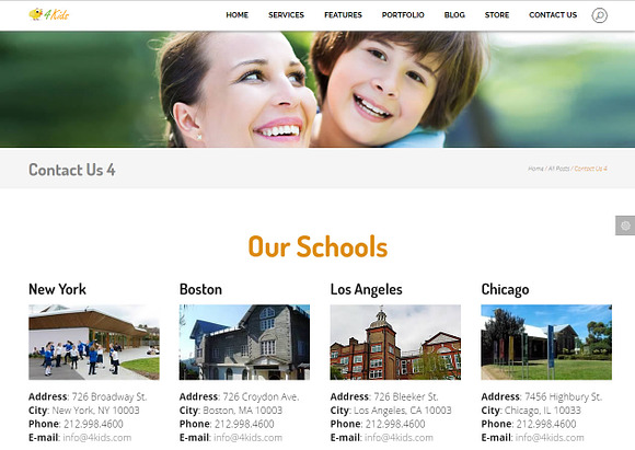4Kids - Childcare WordPress Theme in WordPress Business Themes - product preview 10