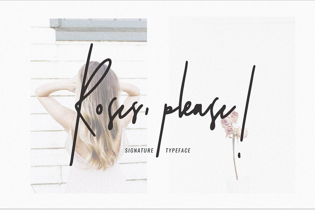 Roses, Please! Signature Typeface in Signature Fonts - product preview 8