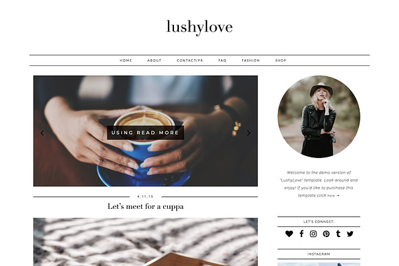 Wordpress Blog Theme - Lushy Love in WordPress Blog Themes - product preview 3