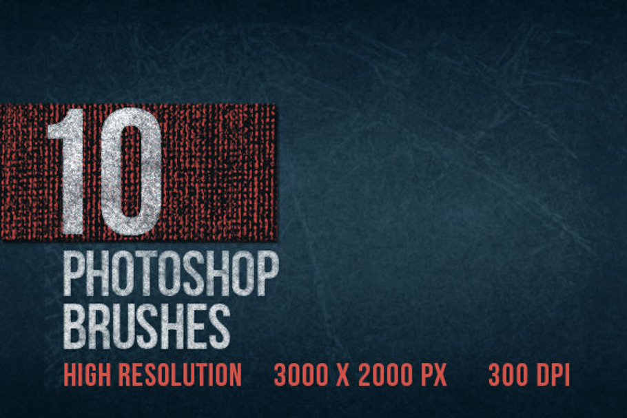 Grunge Texture Brushes - Big Hi Res in Photoshop Brushes - product preview 8