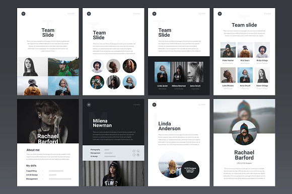 A4 | 18 Vertical Templates Bundle in Keynote Templates - product preview 7