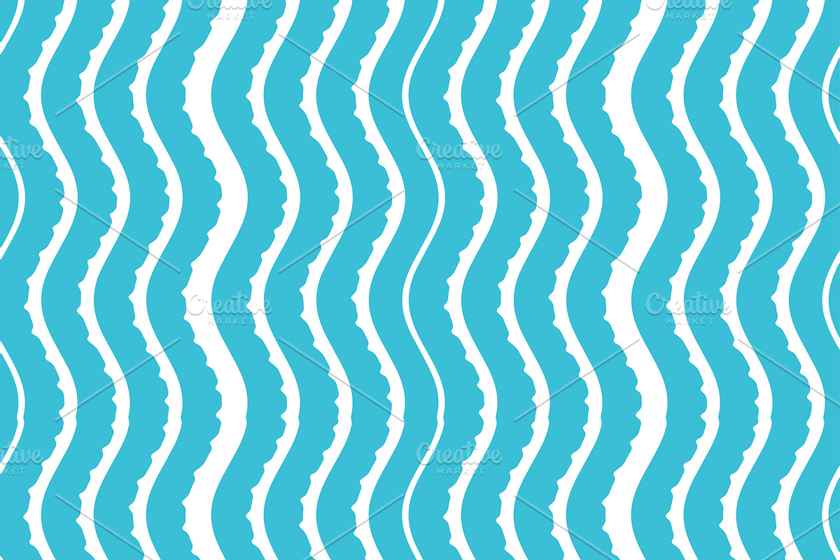 Wavy Striped Jagged Pattern in Patterns - product preview 8