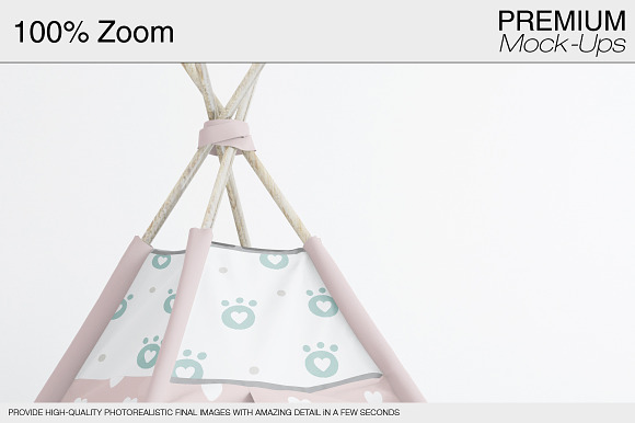 Kids Room - Kids Wigwam in Product Mockups - product preview 2
