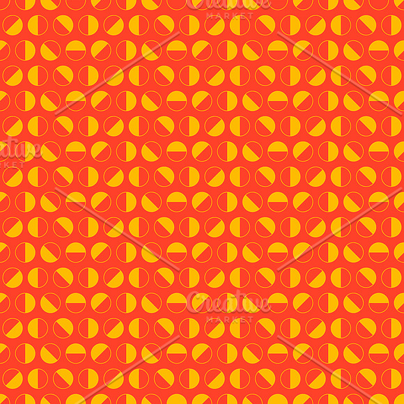 SET of 6 Vector Seamless Patterns in Patterns - product preview 1