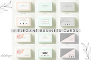 6 Elegant Business Cards-Bundle
