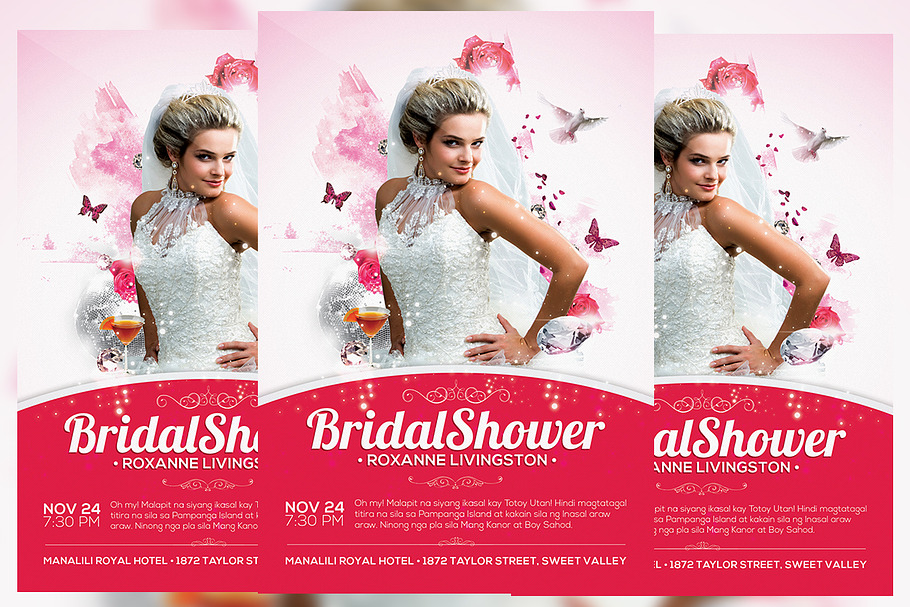 Bridal Shower Flyer in Flyer Templates - product preview 8