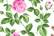 Roses pattern.
