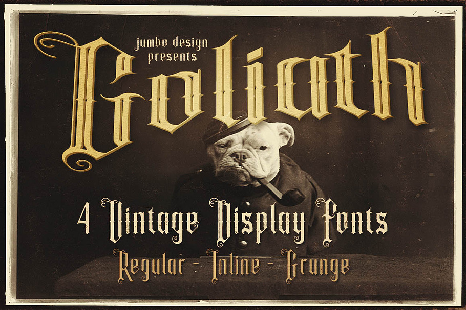 Goliath - Display Font