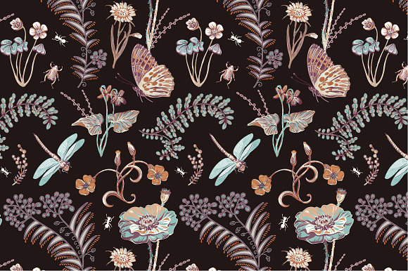 10 Bright Floral Patterns, Part I in Patterns - product preview 7