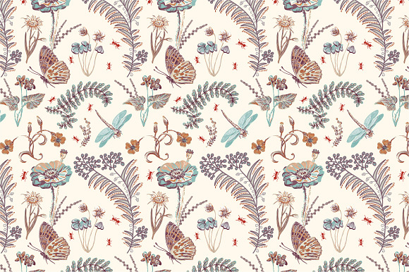 10 Bright Floral Patterns, Part I in Patterns - product preview 8