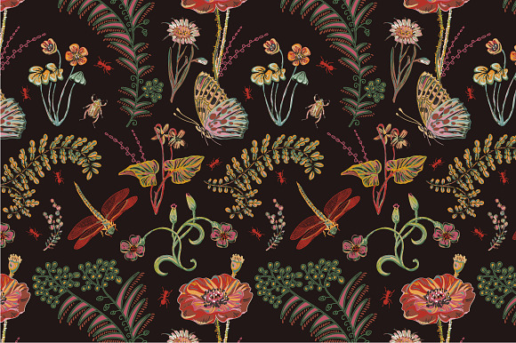 10 Bright Floral Patterns, Part I in Patterns - product preview 9