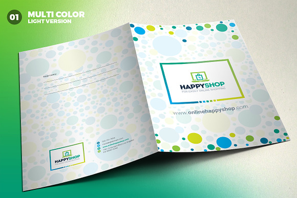 Presentation Folder Template in Stationery Templates - product preview 1