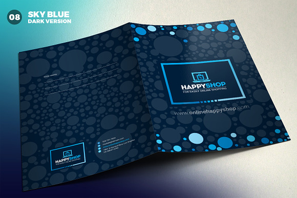 Presentation Folder Template in Stationery Templates - product preview 7
