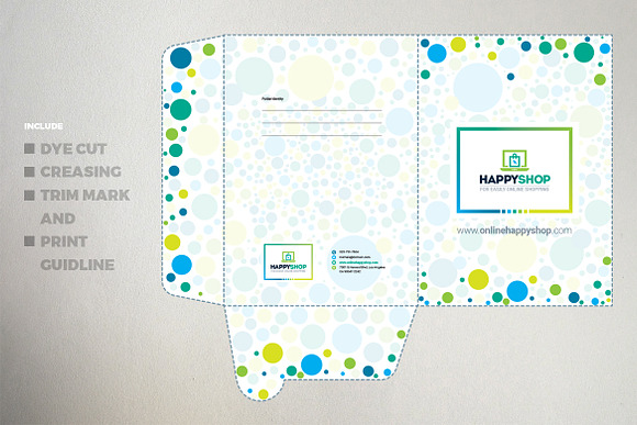Presentation Folder Template in Stationery Templates - product preview 9