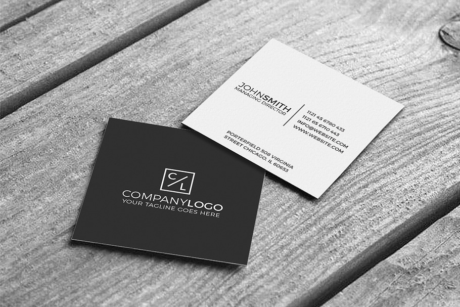 Mini Modern Minimal Business Card in Business Card Templates - product preview 8