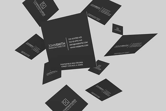 Mini Modern Minimal Business Card in Business Card Templates - product preview 5