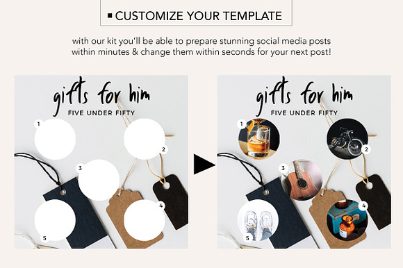 Holiday Gift Guide Social Bundle in Instagram Templates - product preview 12