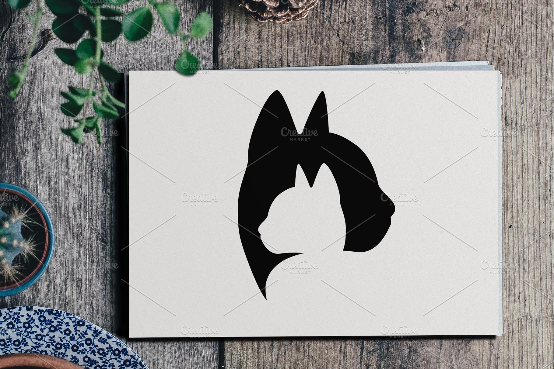 Cat Symbol | Creative Logo Templates ~ Creative Market