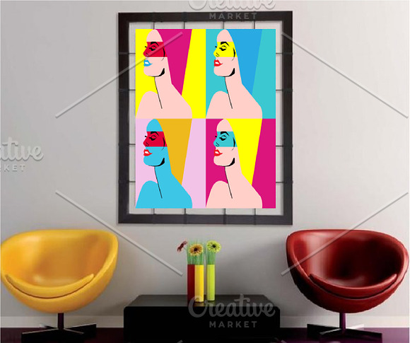 Pop art beauty woman vector in Graphics - product preview 2