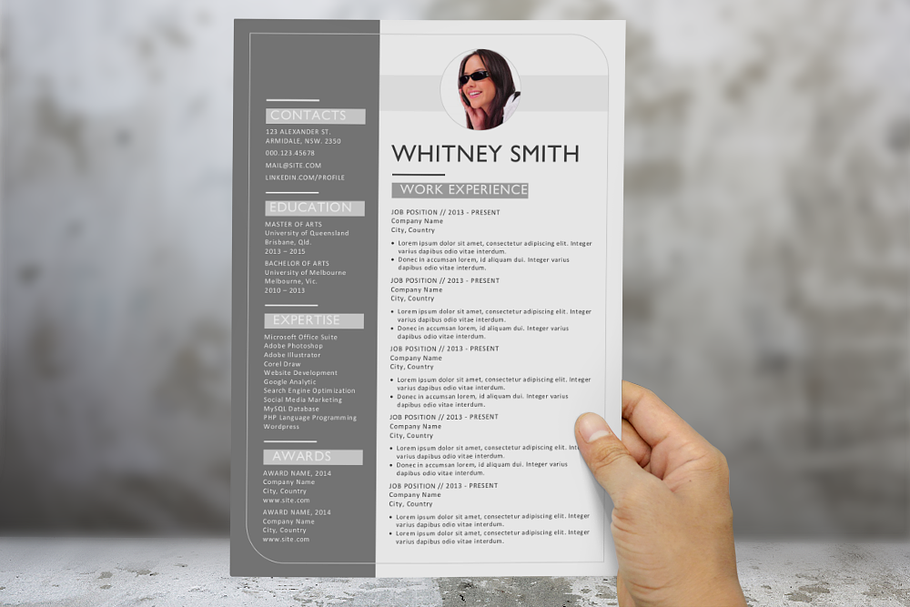 Modern 3 in 1 resume pack in Resume Templates - product preview 8