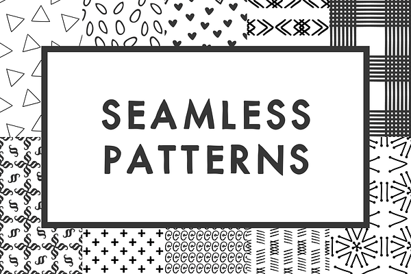 Glyph-Based Seamless Patterns (10++)